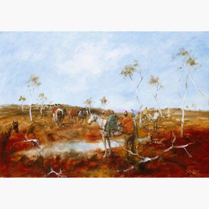 Arthur Churches Breaking Camp