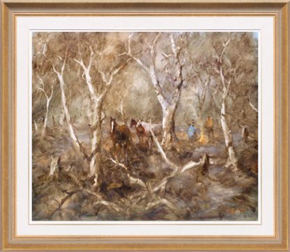 Hugh Sawrey, Along the Neebine, 24x20in giclée print on canvas